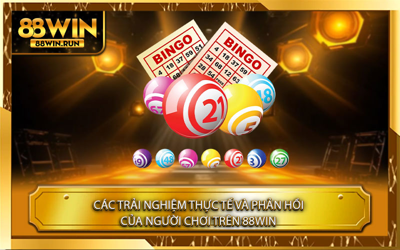 Các Trải Nghiệm Thực Tế Và Phản Hồi Của Người Chơi Trên 88Win